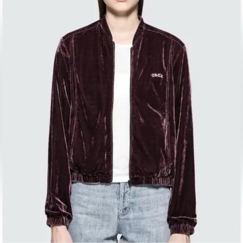 OBEY Sabre Velvet Bomber Jacket - Picture 6 of 12